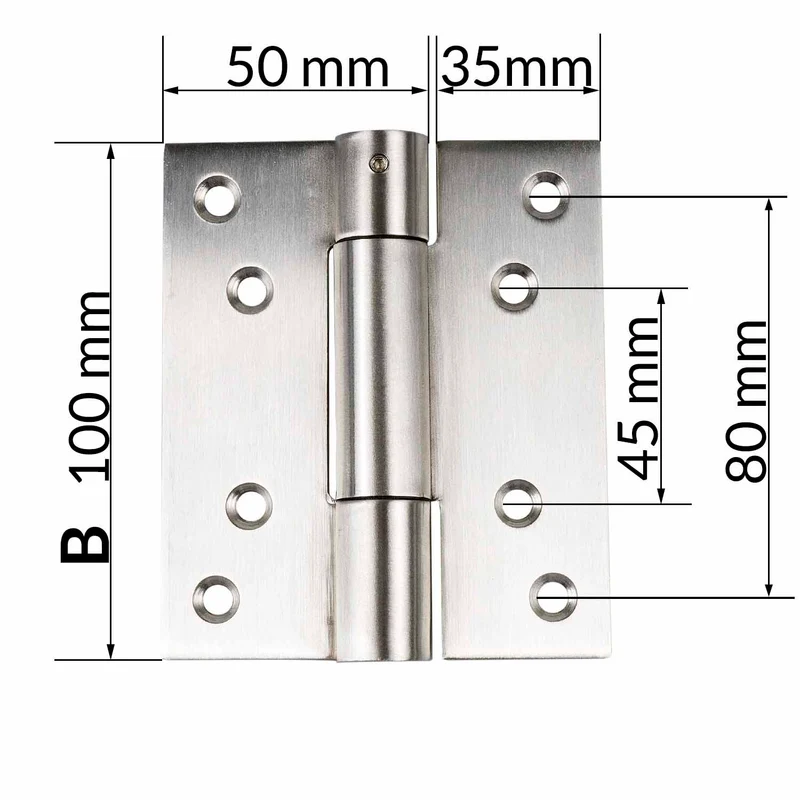 Scharniere aus Edelstahl (1 Paar) - Standard & Soft Close
