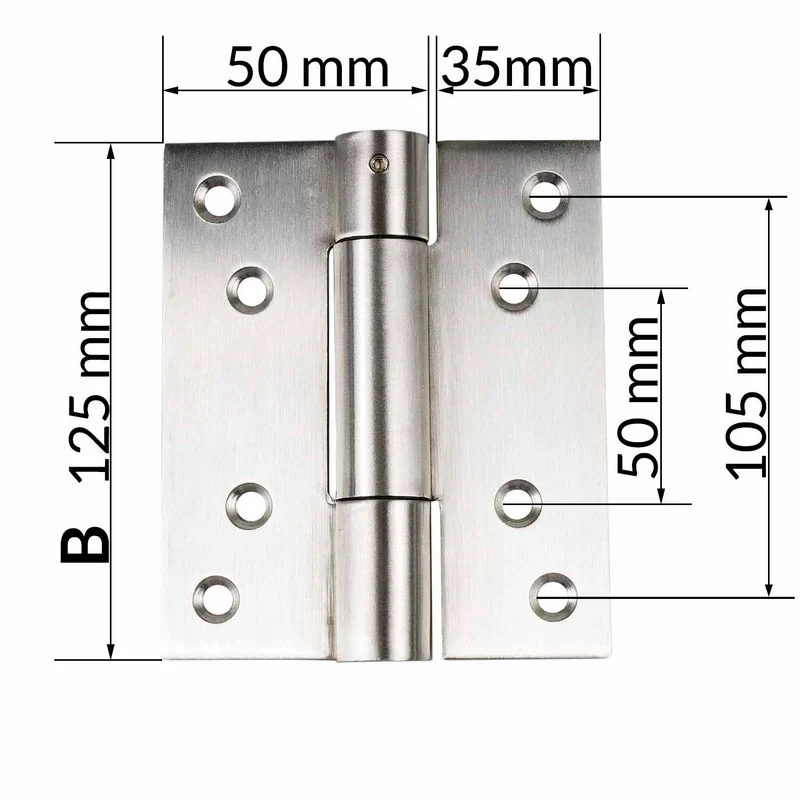 Scharniere aus Edelstahl (1 Paar) - Standard & Soft Close