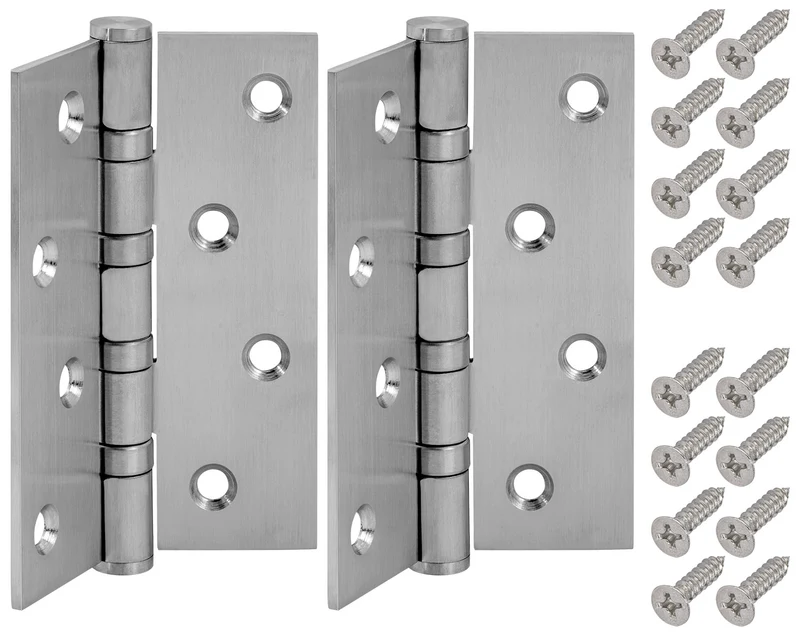 Scharniere aus Edelstahl klappbar 100mm/ 125mm für Türen