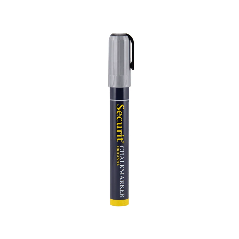 Securit® Kreidemarker, 2-6mm, Einzeln, Silber