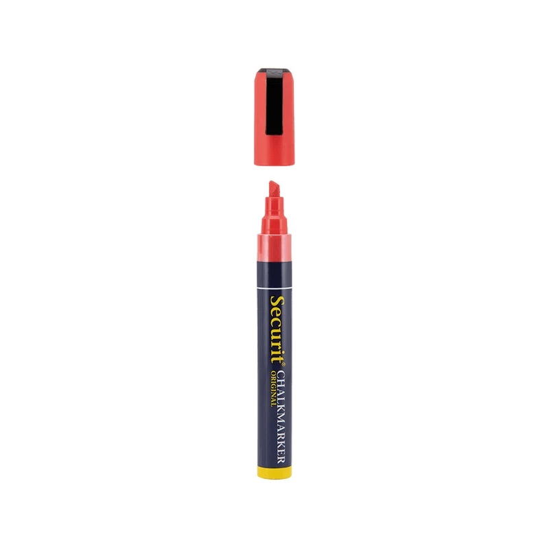 Securit® Kreidemarker, 2-6mm, Einzeln, Rot