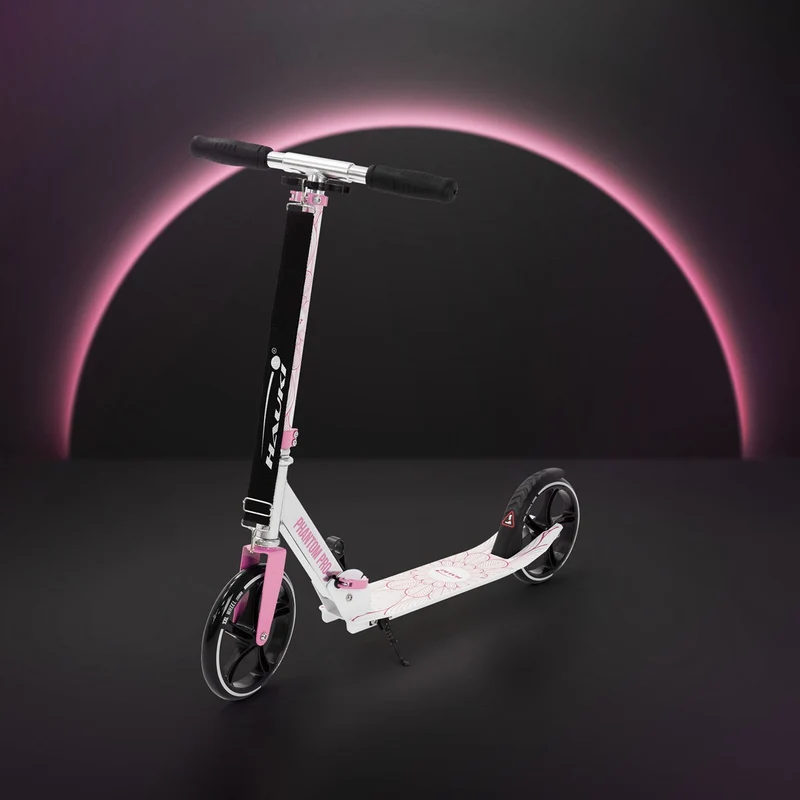 B-Ware Cityroller Rosa klappbar und höhenverstellbar Scooter mit XXL-Räder Hauki– Tetroller & Kickscooter
