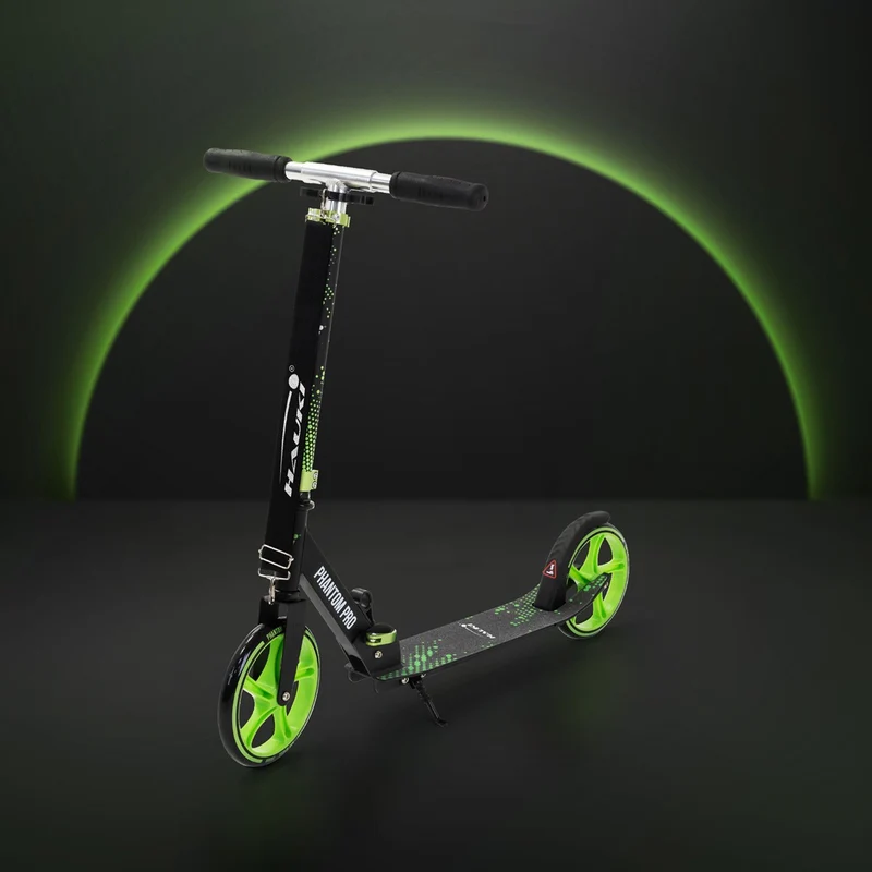 B-Ware Cityroller Grün klappbar und höhenverstellbar Scooter mit XXL-Räder Hauki – Tetroller & Kickscooter