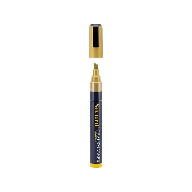 Securit® Kreidemarker, 2-6mm, Einzeln, Gold