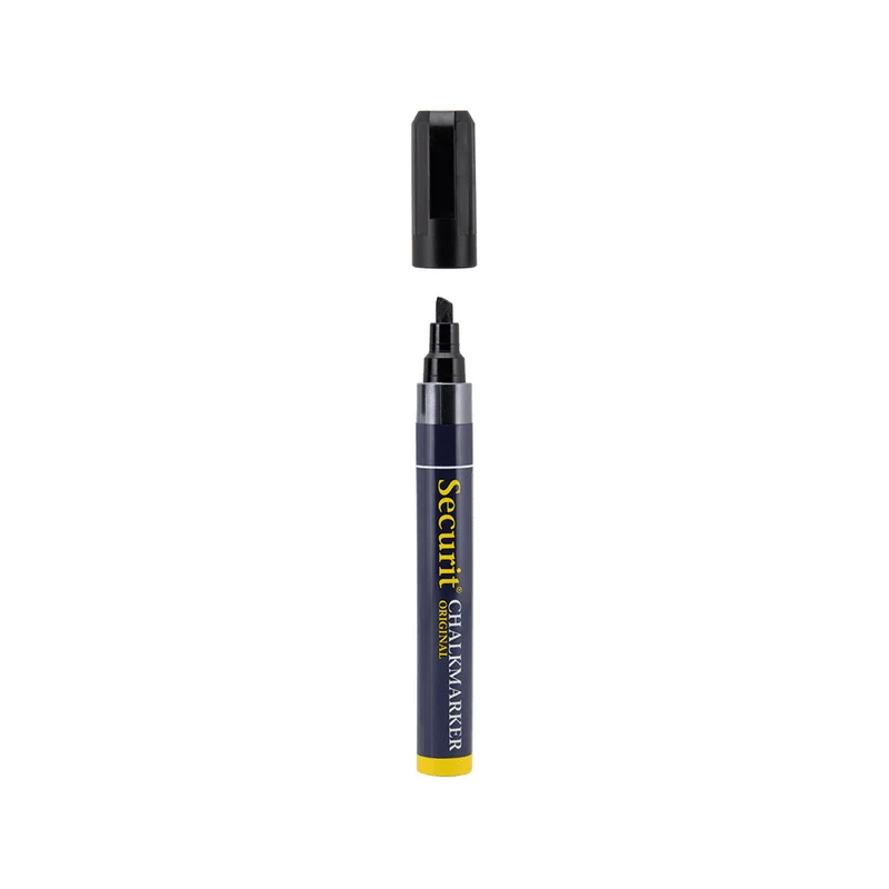 Securit® Kreidemarker, 2-6mm, Einzeln, Schwarz