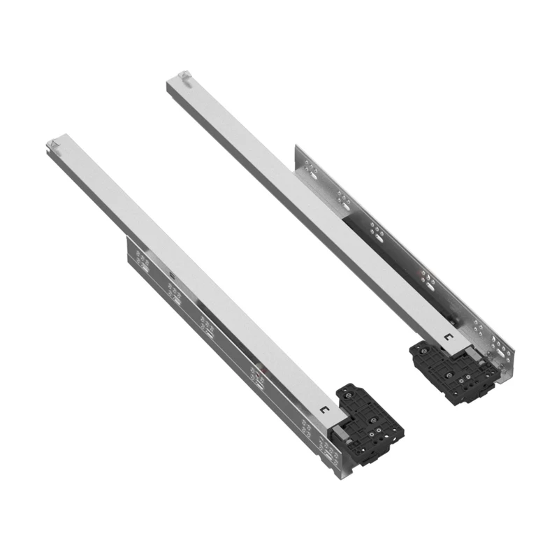 Soft-Close Unterflurführungen Schubladenschienen, Vollauszug 250mm - 600mm