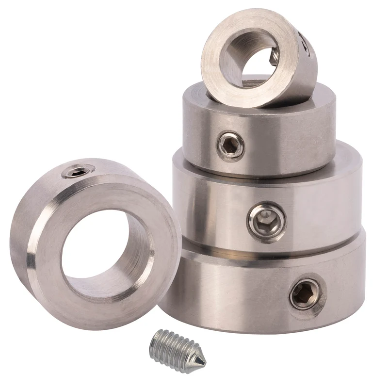 1x Stellring DIN 705 Edelstahl V2A A2 mit Gewindestift (DIN 914)