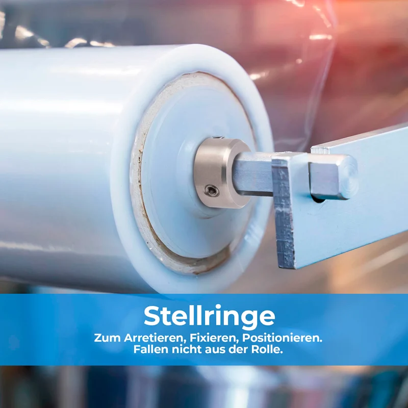 1x Stellring DIN 705 Edelstahl V2A A2 mit Gewindestift (DIN 914)