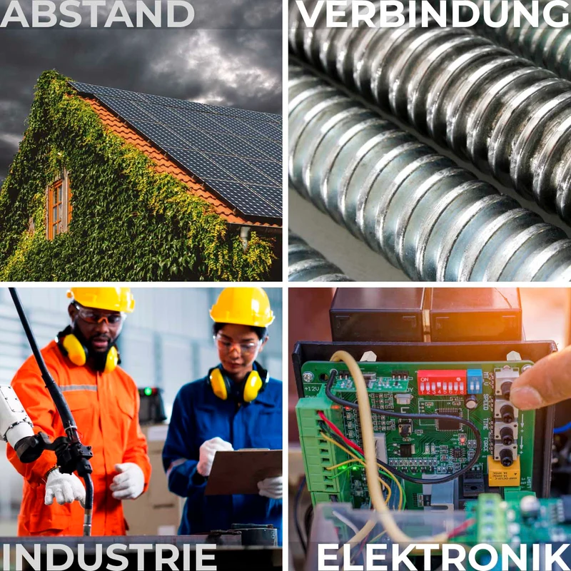 1x Gewindemuffe M6 - M10 Edelstahl A2 V2A Sechskant Verbindungsmuffe DIN 6334