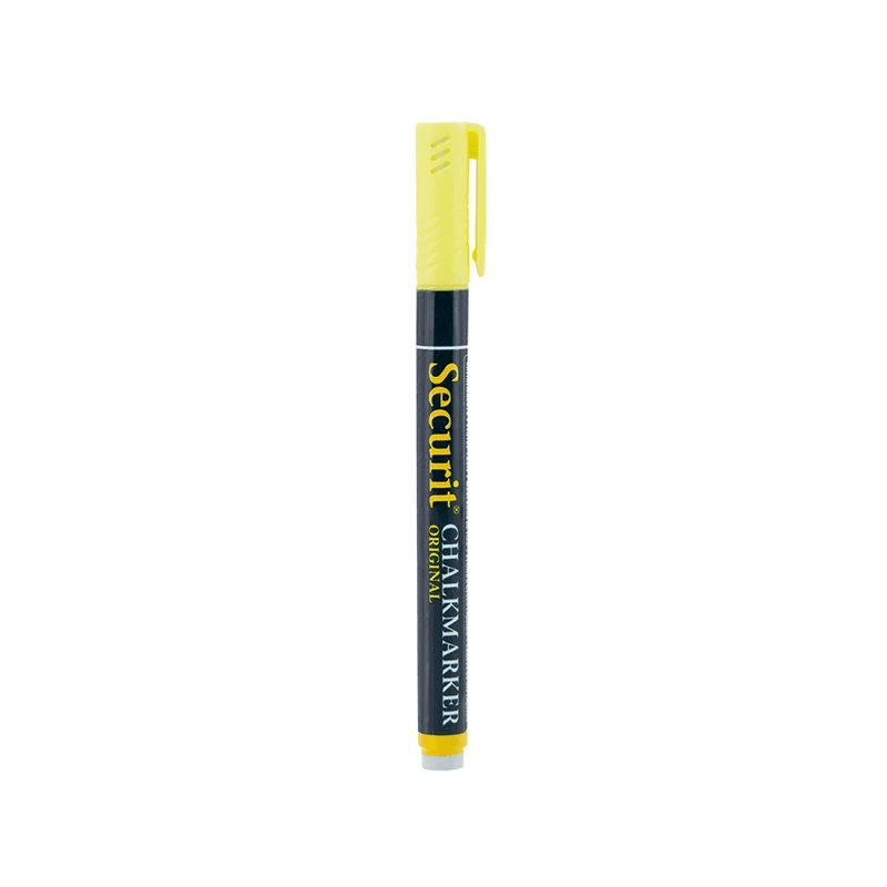 Securit® Kreidemarker, 1-2mm, Einzeln, Gelb
