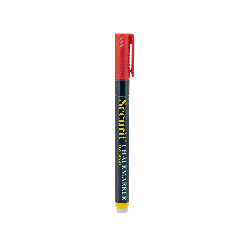 Securit® Kreidemarker, 1-2mm, Einzeln, Rot