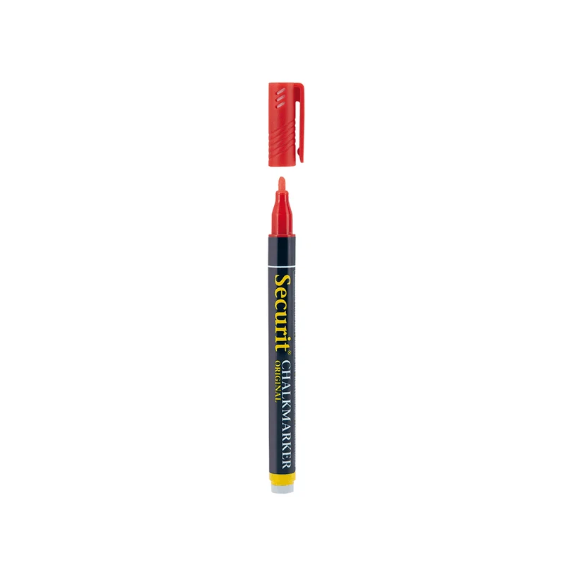 Securit® Kreidemarker, 1-2mm, Einzeln, Rot