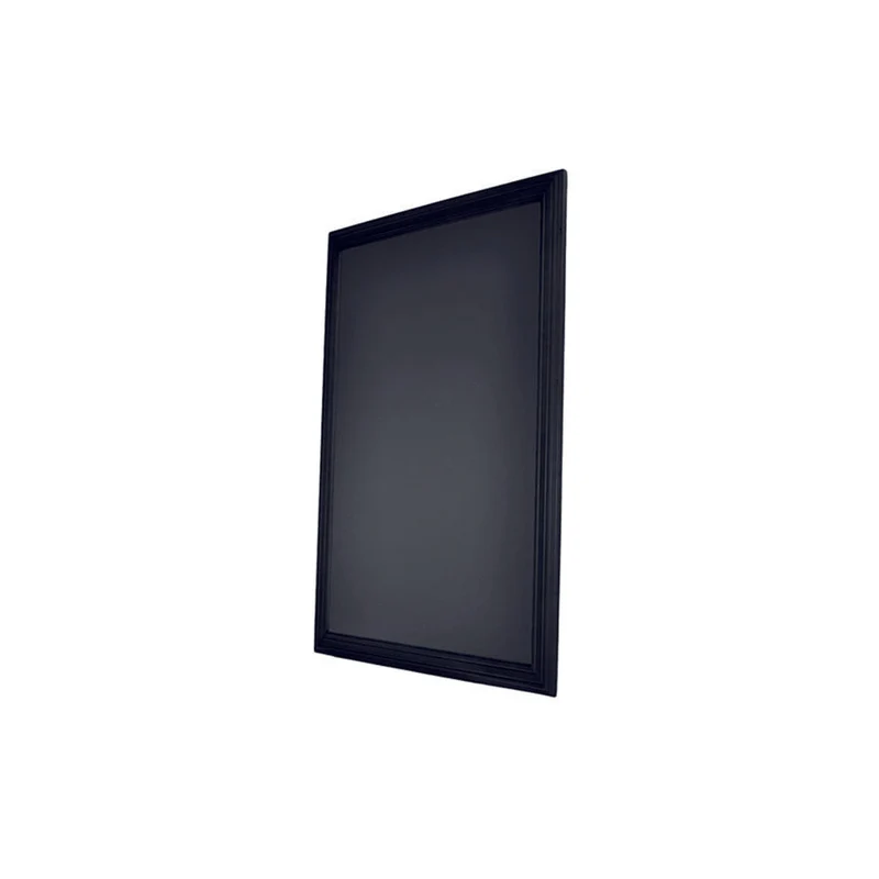 Securit® Kreidetafel mit Holzrahmen, Schwarz, 70x90cm, Outdoor