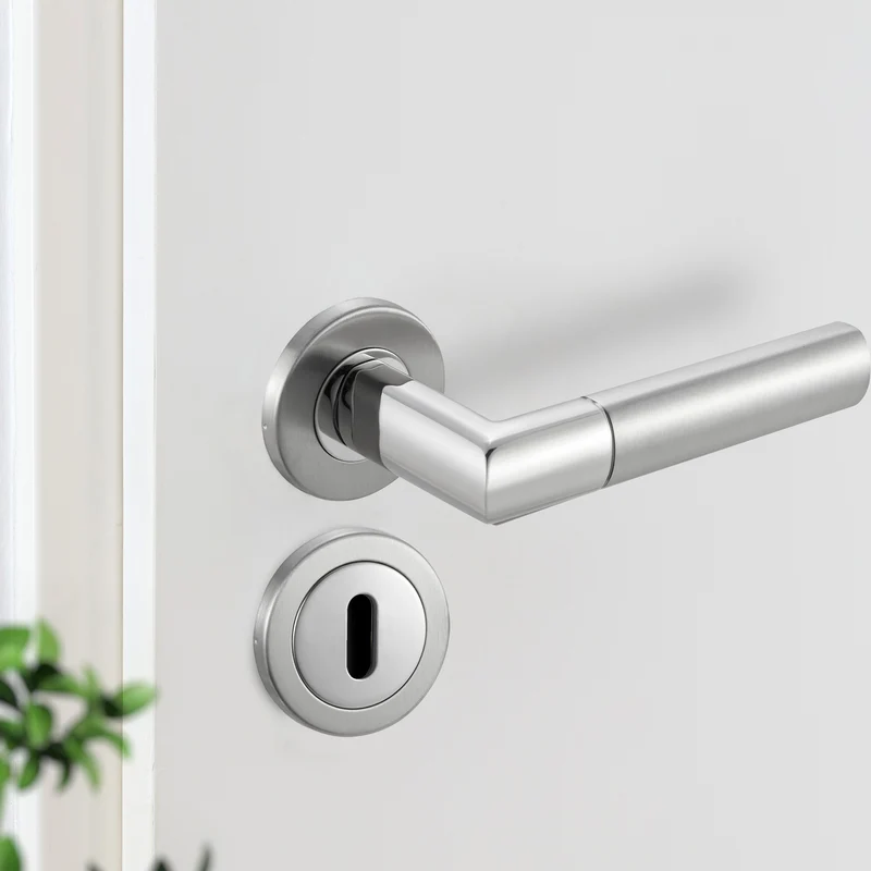 Edelstahl Standard Türgriff für Haustür, Zimmertür, Badezimmertür CATHY
