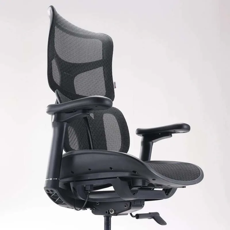 B-Ware SIHOO Bürostuhl Ergonomischer Stuhl S100 Schwarz Netzstoff Höhenverstellbar