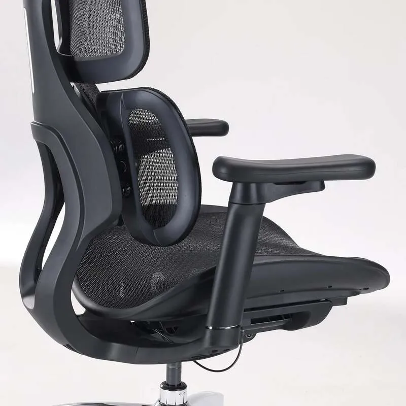B-Ware SIHOO Bürostuhl Ergonomischer Stuhl S100 Schwarz Netzstoff Höhenverstellbar
