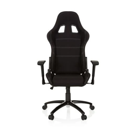 B-Ware hjh OFFICE Gaming Stuhl Bürostuhl GAME FORCE Computerstuhl Stuhl Stoff schwarz
