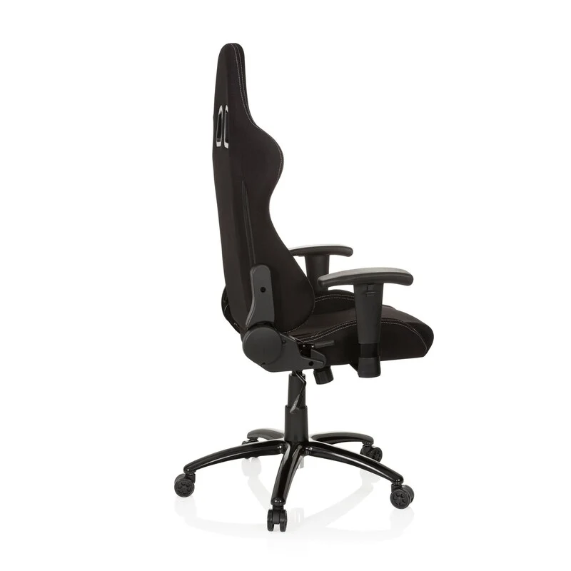 B-Ware hjh OFFICE Gaming Stuhl Bürostuhl GAME FORCE Computerstuhl Stuhl Stoff schwarz