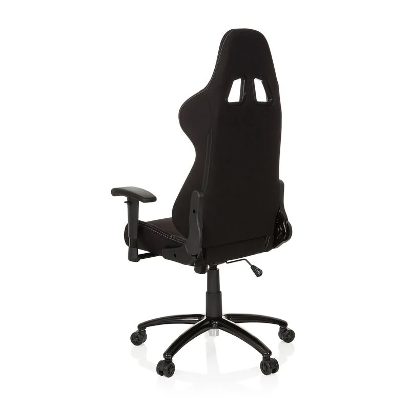 B-Ware hjh OFFICE Gaming Stuhl Bürostuhl GAME FORCE Computerstuhl Stuhl Stoff schwarz