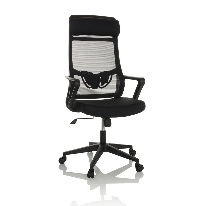 B-Ware hjh OFFICE Bürostuhl NEKEO Drehstuhl mit Netzstoff schwarz ergonomisch