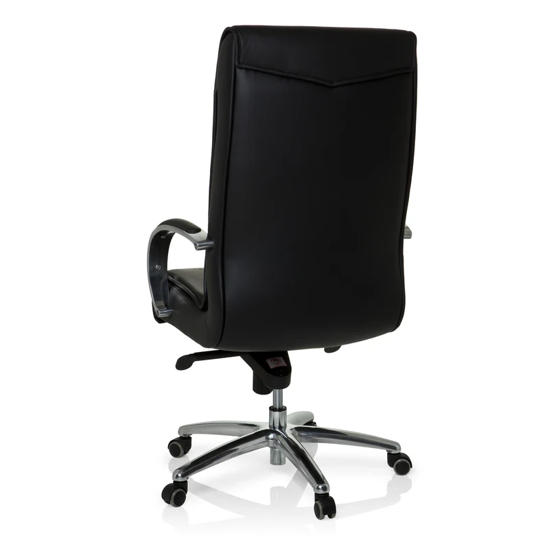 B-Ware hjh OFFICE Chefsessel XXL F 400 Leder schwarz Ergonomischer Bürostuhl 150kg