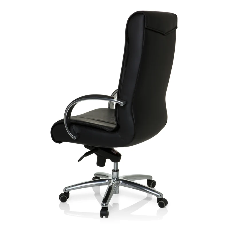 B-Ware hjh OFFICE Chefsessel XXL F 400 Leder schwarz Ergonomischer Bürostuhl 150kg