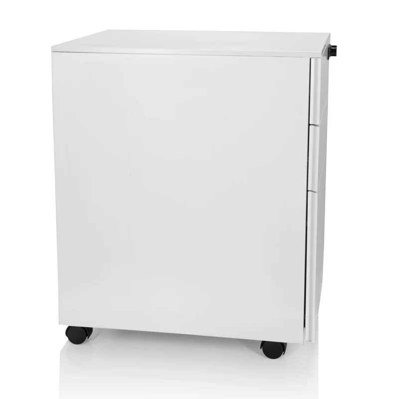 B-Ware hjh OFFICE Rollcontainer COLOR OS I Schubladencontainer weiß mit Zahlenschloss