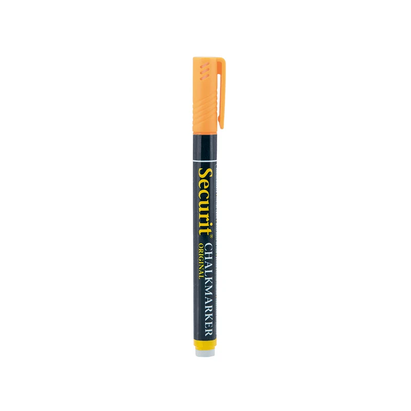 Securit® Kreidemarker, 1-2mm, Einzeln, Orange
