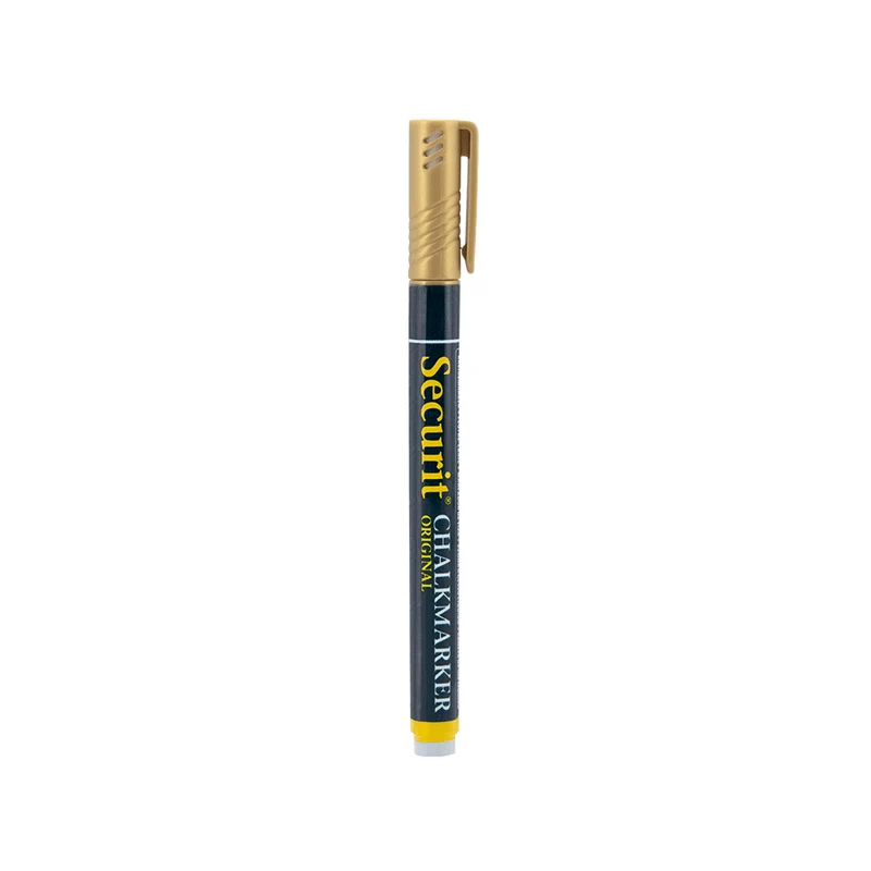 Securit® Kreidemarker, 1-2mm, Einzeln, Gold