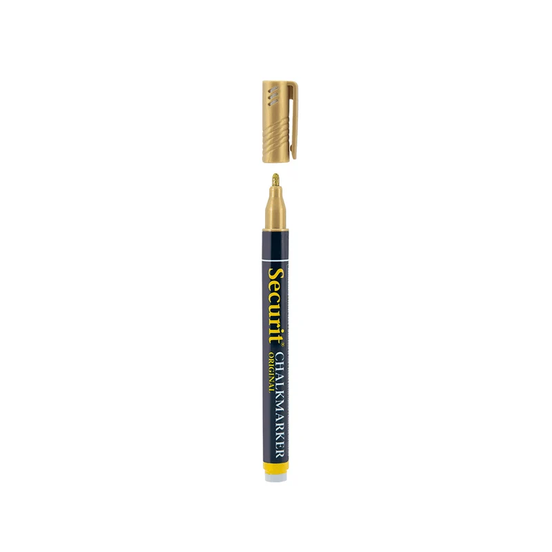 Securit® Kreidemarker, 1-2mm, Einzeln, Gold