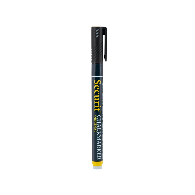 Securit® Kreidemarker, 1-2mm, Einzeln, Schwarz