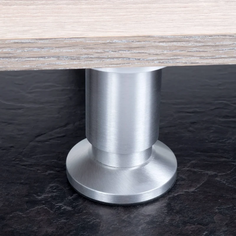 Möbelfüße Metall höhenverstellbar Aluminium Schrankfüße bis 250kg belastbar