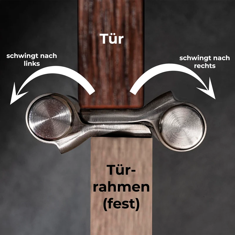 Scharniere aus Edelstahl Pendeltürscharnier (1 Paar) - in vier Größen