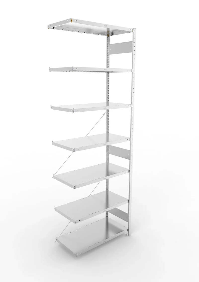 Fachbodenregal META Clip Anbauregal – 230 kg Fachlast