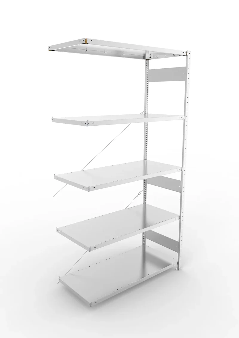 Fachbodenregal META Clip Anbauregal – 230 kg Fachlast