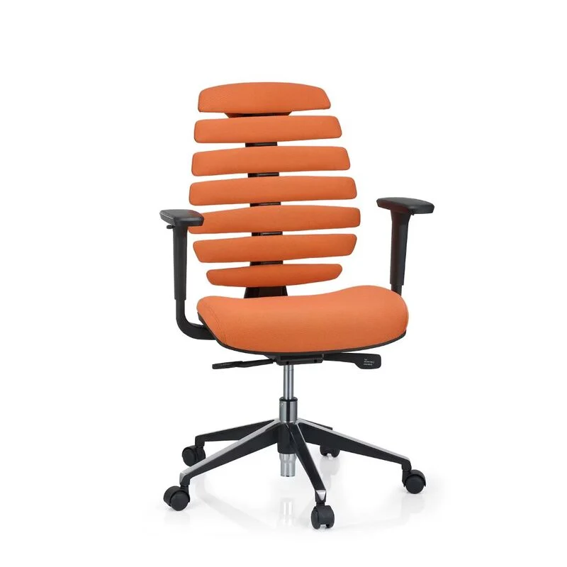 B-Ware hjh OFFICE Bürostuhl Drehstuhl ERGO LINE II Stoff orange Stuhl Möbel