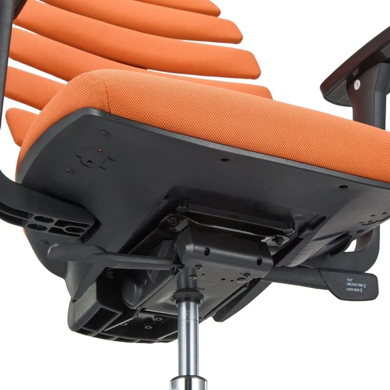 B-Ware hjh OFFICE Bürostuhl Drehstuhl ERGO LINE II Stoff orange Stuhl Möbel