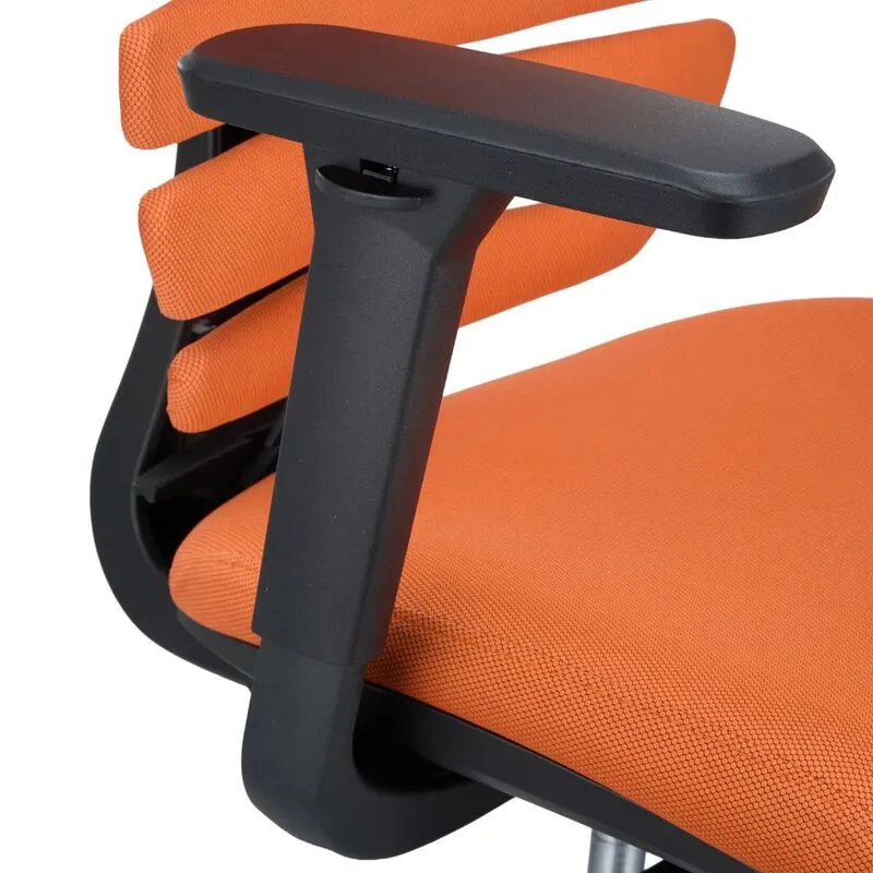 B-Ware hjh OFFICE Bürostuhl Drehstuhl ERGO LINE II Stoff orange Stuhl Möbel