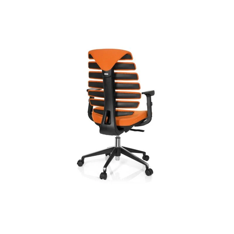 B-Ware hjh OFFICE Bürostuhl Drehstuhl ERGO LINE II Stoff orange Stuhl Möbel