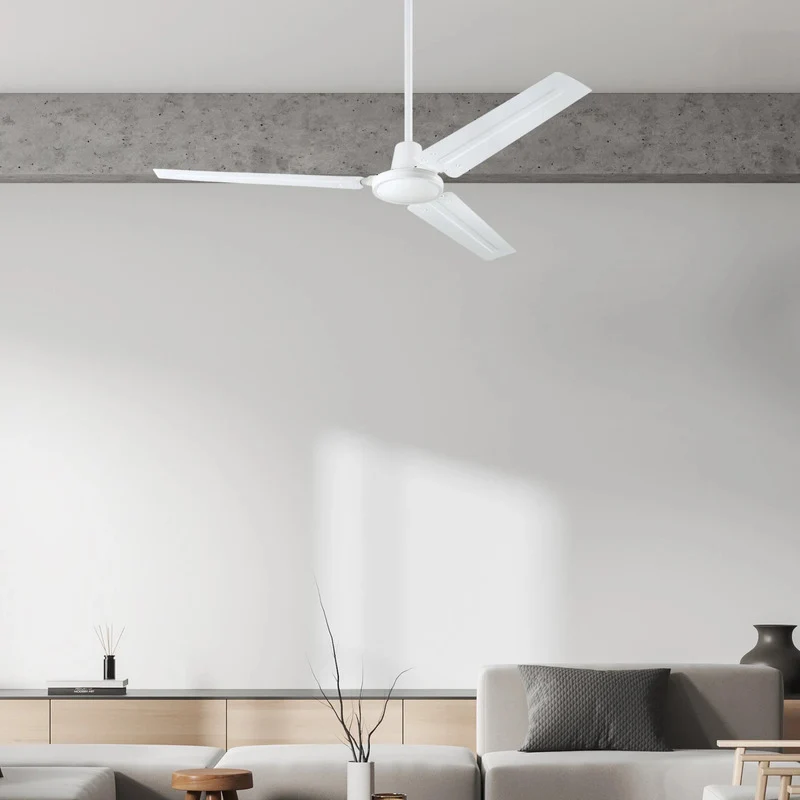 B-Ware Westinghouse Deckenventilator Ø142cm DC Ventilator weiß matt Stahl LED