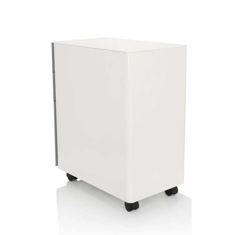 B-Ware hjh OFFICE Rollcontainer Container Schublade Metall weiß grau Hängeregistratur