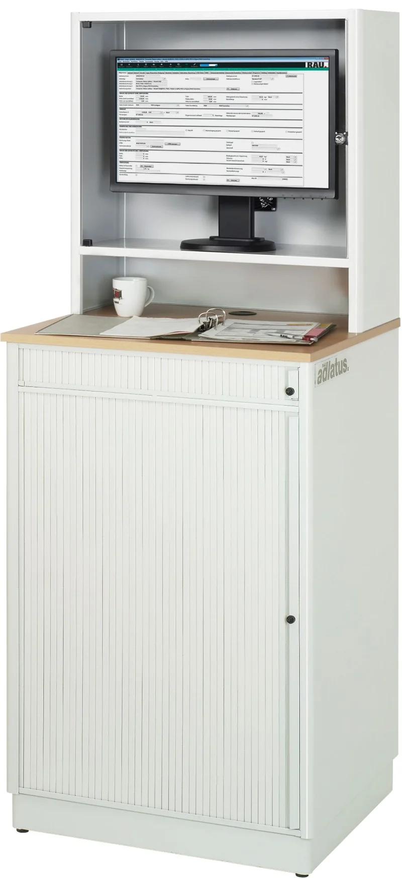 Computer-Station von Rau | Stationär und ohne Rollen