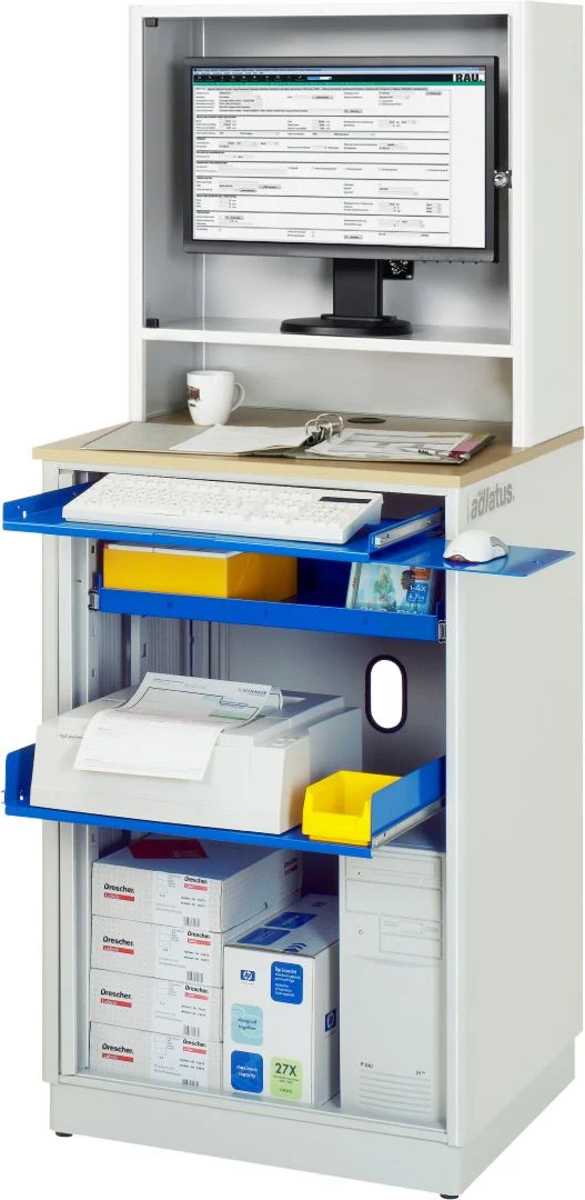 Computer-Station von Rau | Stationär und ohne Rollen