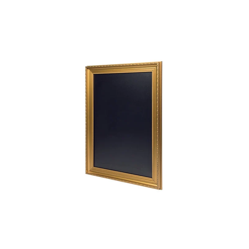 Securit® Kreidetafel mit Holzrahmen, Premium, Gold, 65x85cm