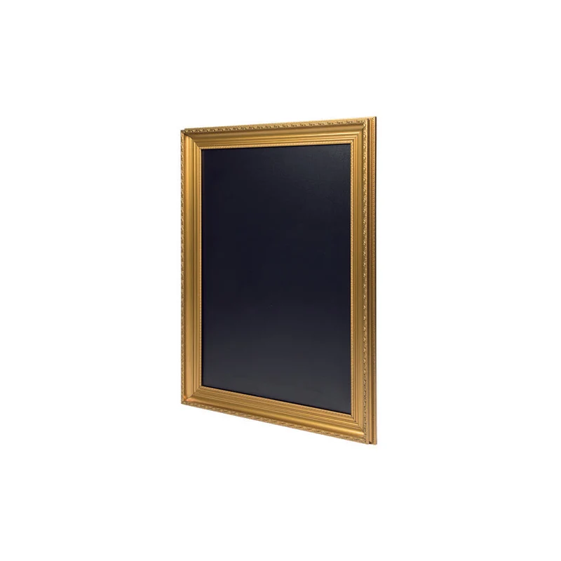 Securit® Kreidetafel mit Holzrahmen, Premium, Gold, 75x100cm