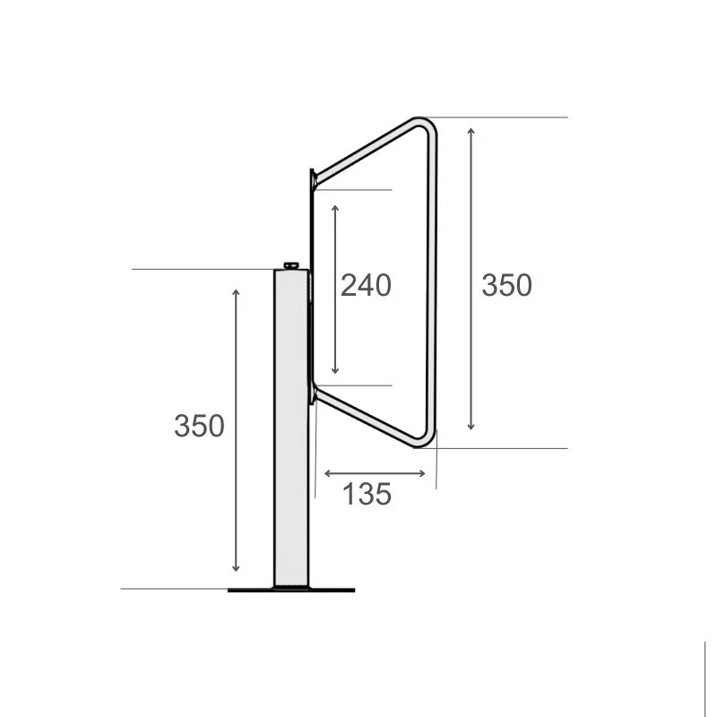 Fahrradständer Einparker R80