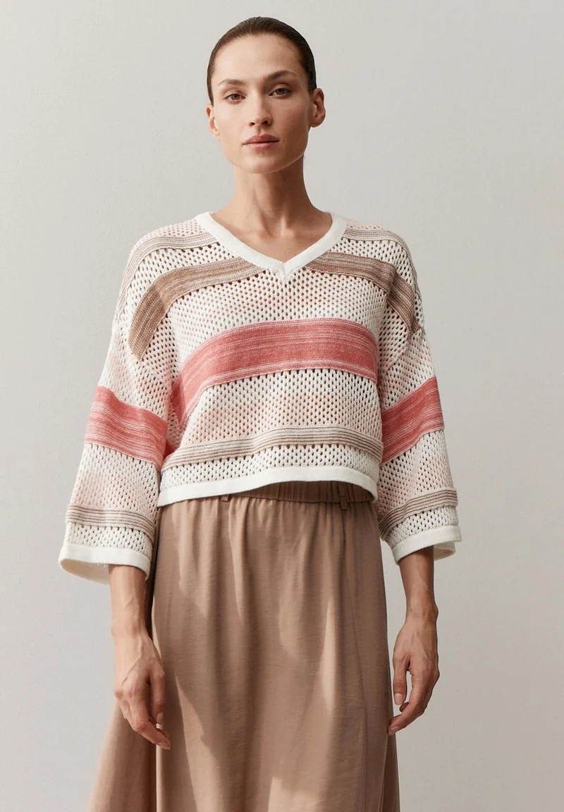Pullover mit Streifen