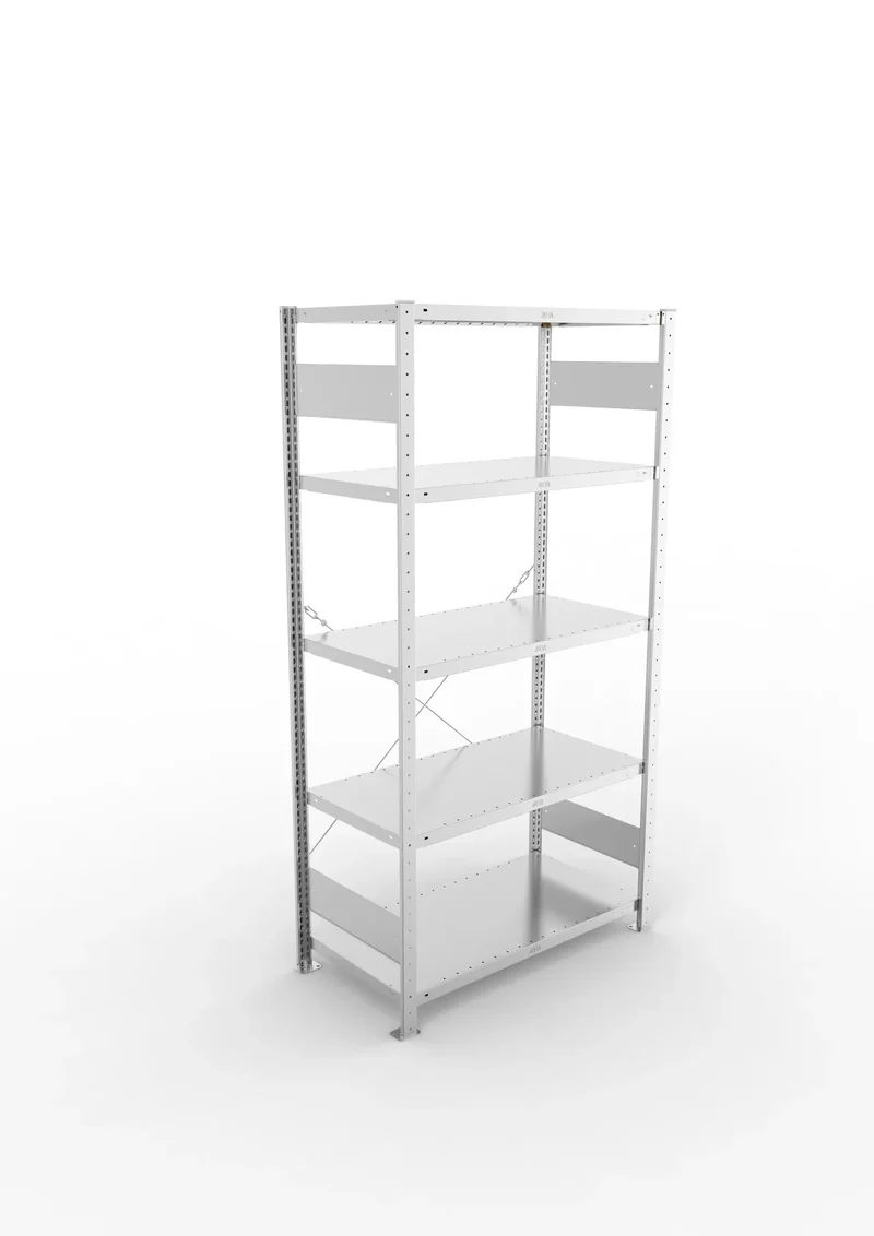 Fachbodenregal META Clip Grundregal – 230 kg Fachlast