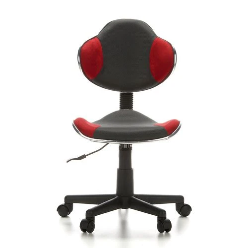 B-Ware hjh OFFICE Kinderschreibtischstuhl Kinderstuhl KIDDY GTI-2 Stuhl Stoff grau rot