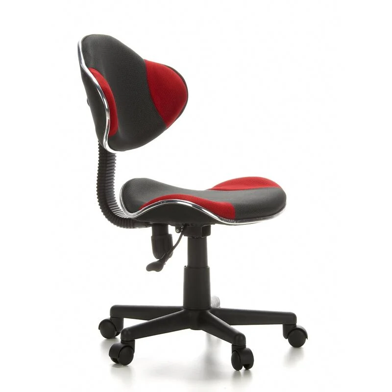 B-Ware hjh OFFICE Kinderschreibtischstuhl Kinderstuhl KIDDY GTI-2 Stuhl Stoff grau rot